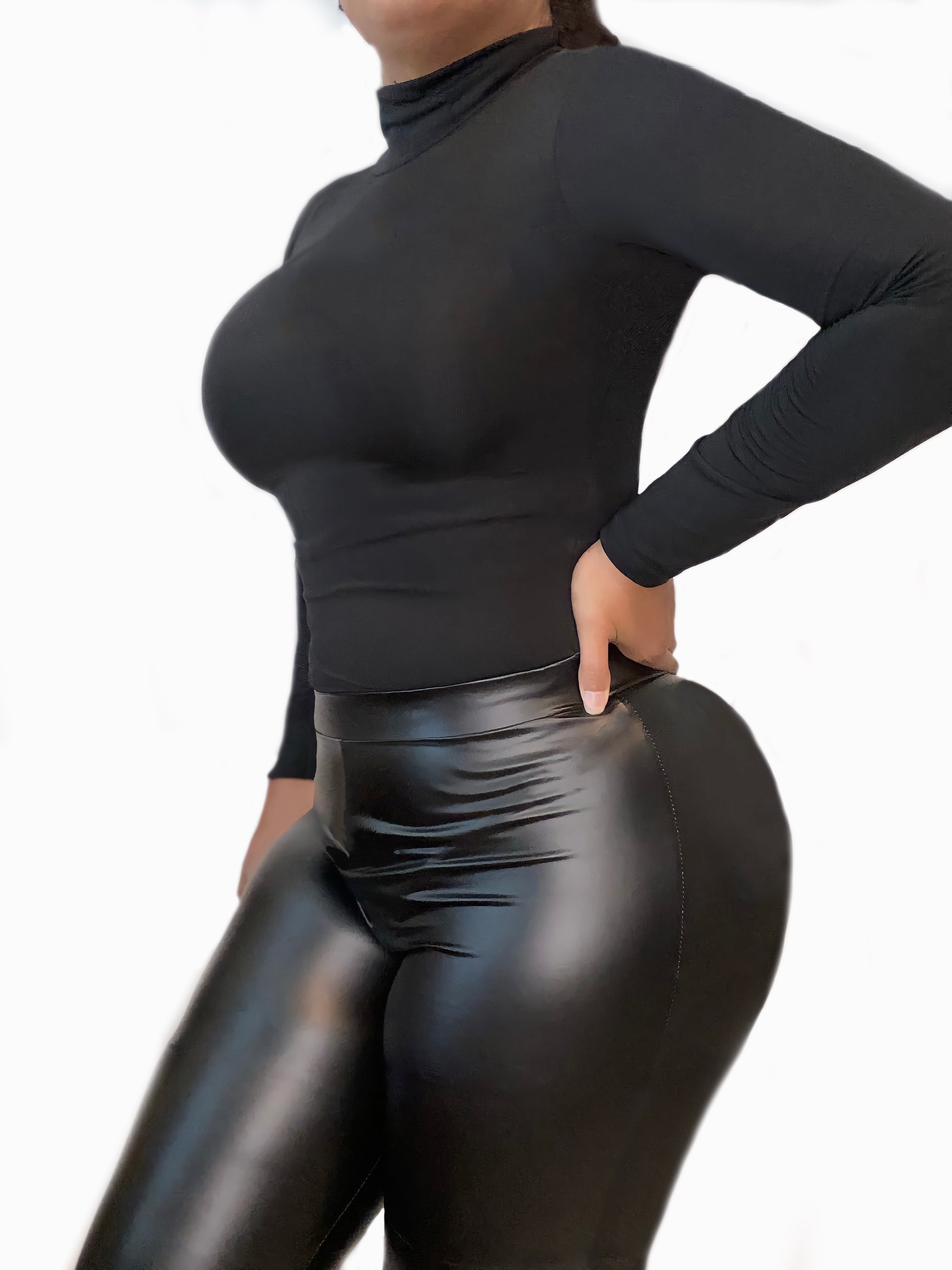 KAT Faux Leather Leggings